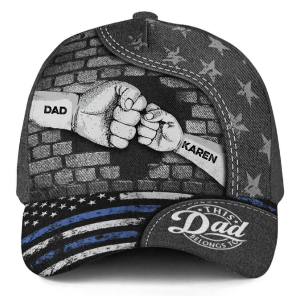 Officially Claimed By Kids - Personalized Custom Classic Cap - Image 8