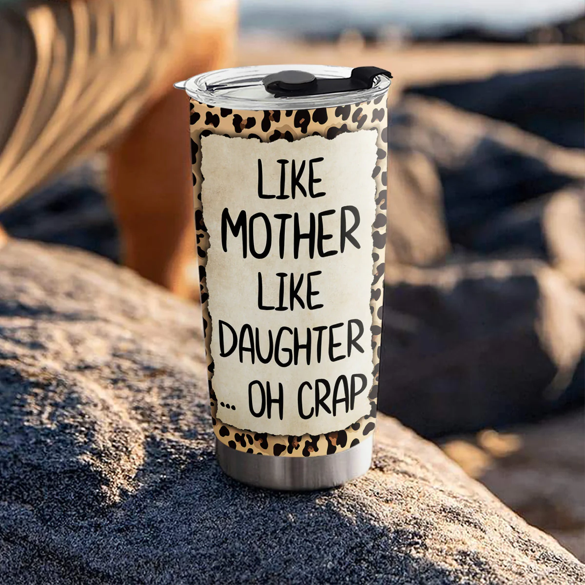 Oh Crap Like Mother Like Daughter - Personalized Custom Tumbler - Image 5