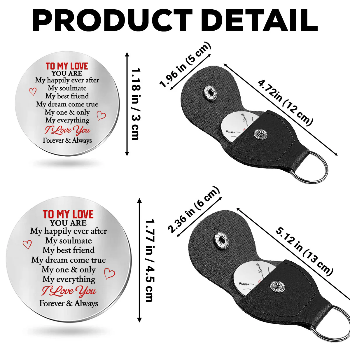 One And Only - Personalized Custom Pocket Hug - Image 5