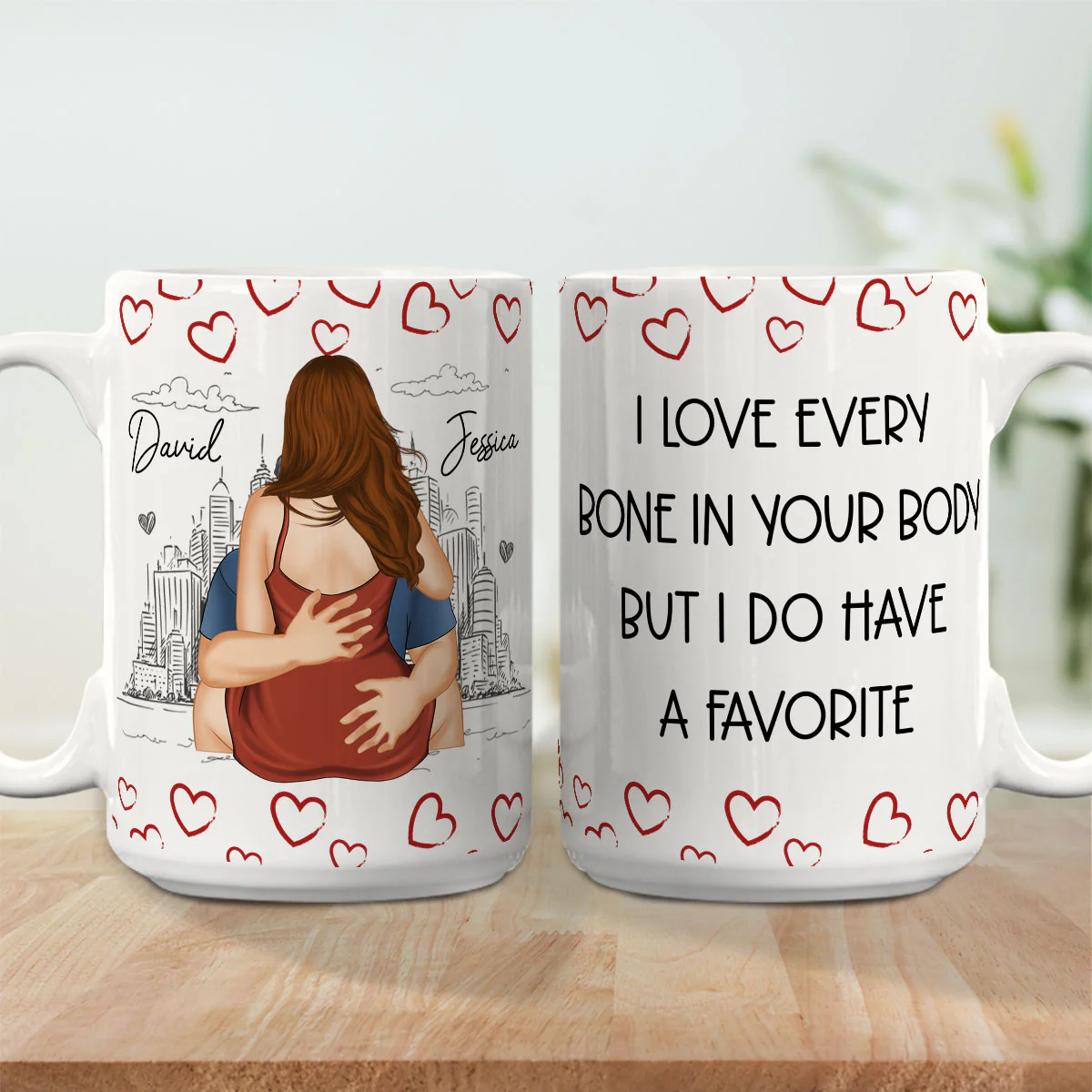 One Bone Gets Extra Love - Personalized Custom Coffee Mug - Image 7
