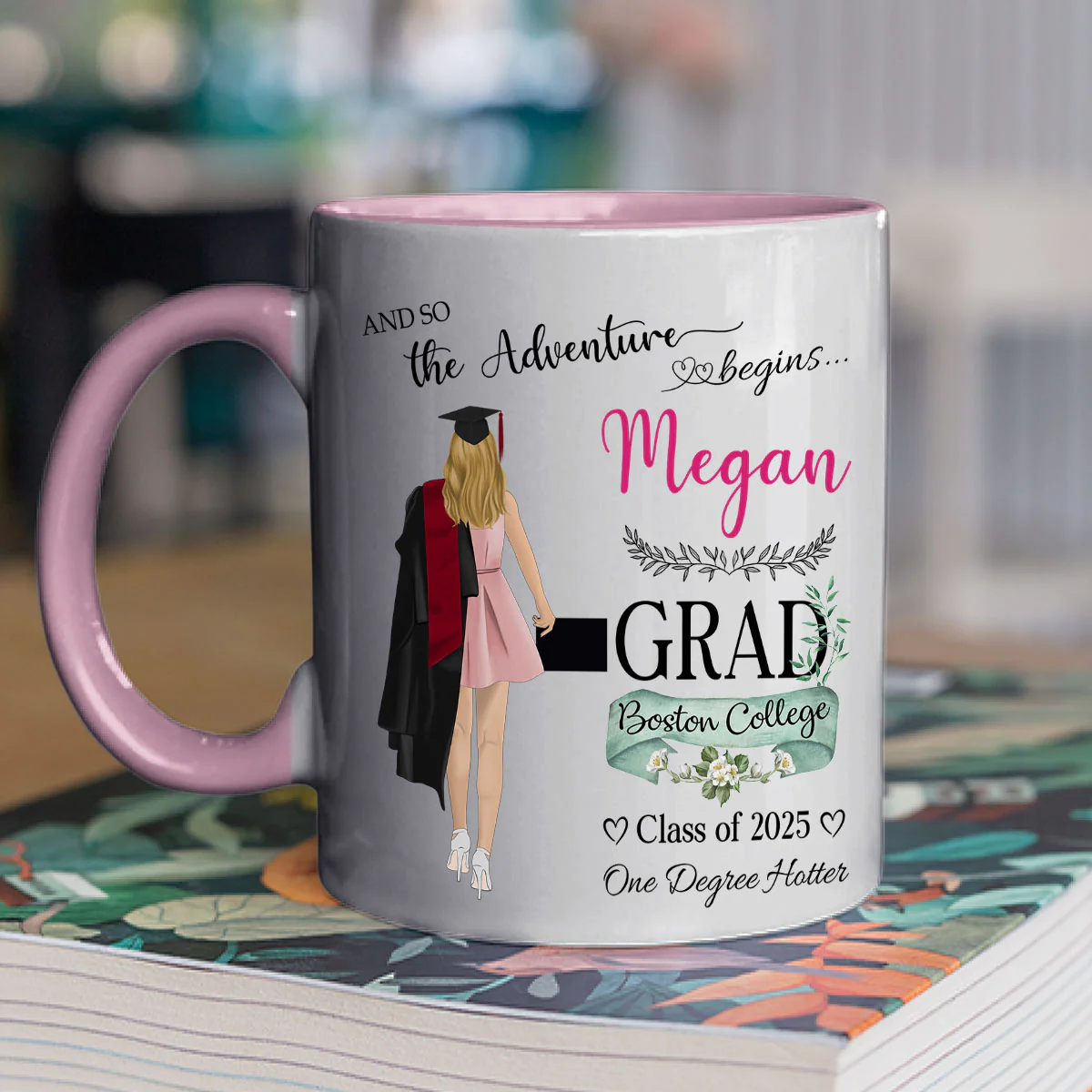 One Degree Hotter - Personalized Custom Accent Mug - Image 2