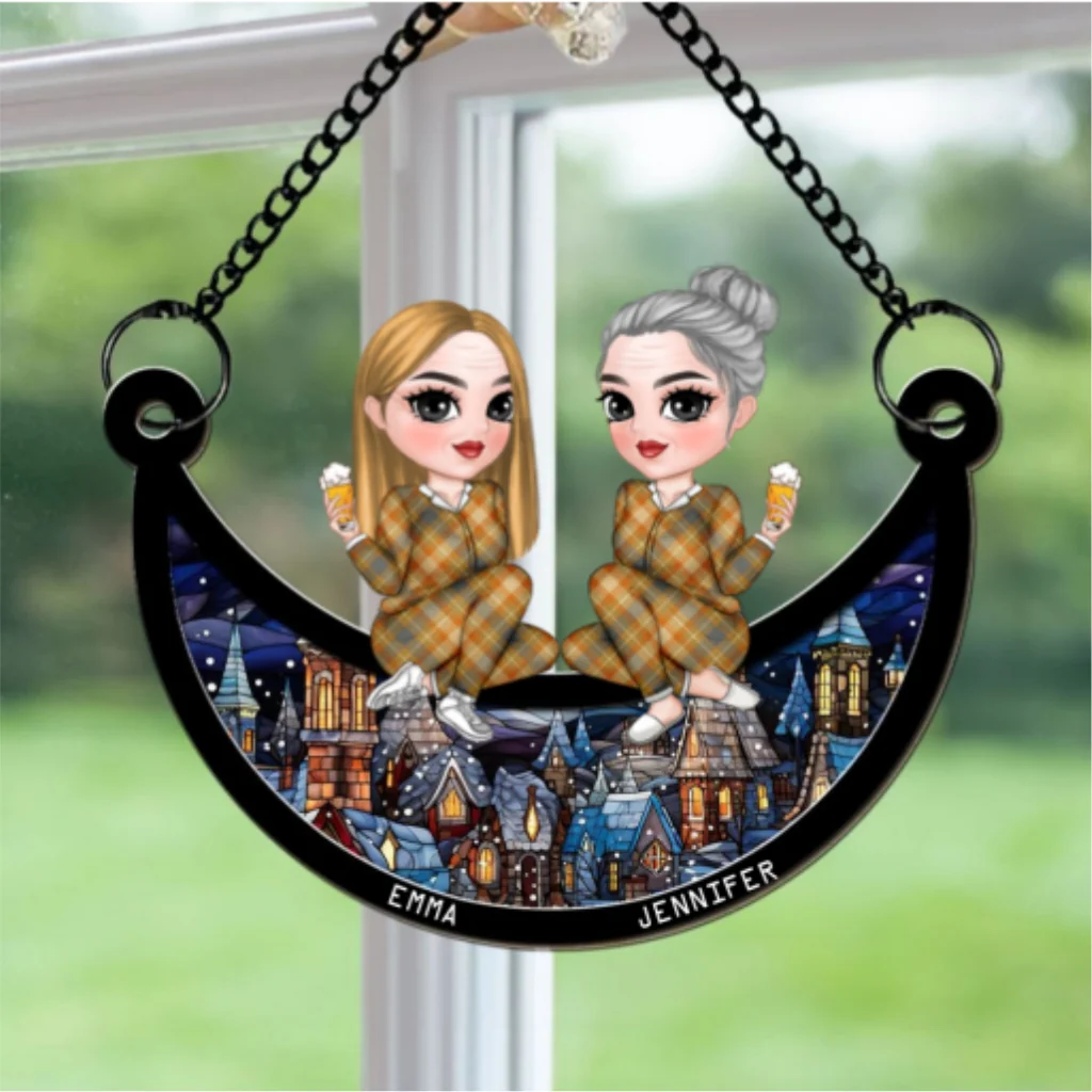Our Christmas - Personalized Custom Suncatcher - Image 6