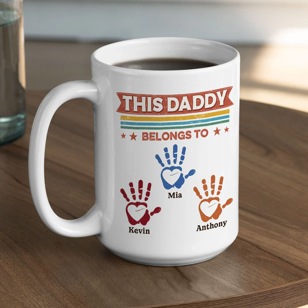 Our Daddy - Personalized Custom Coffee Mug - Image 5