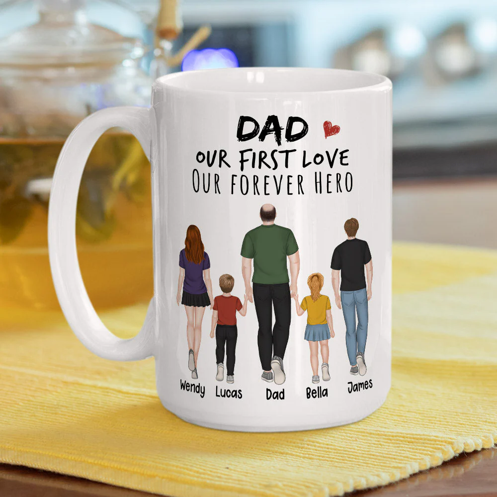 Our Forever Hero - Personalized Custom Coffee Mug - Image 3