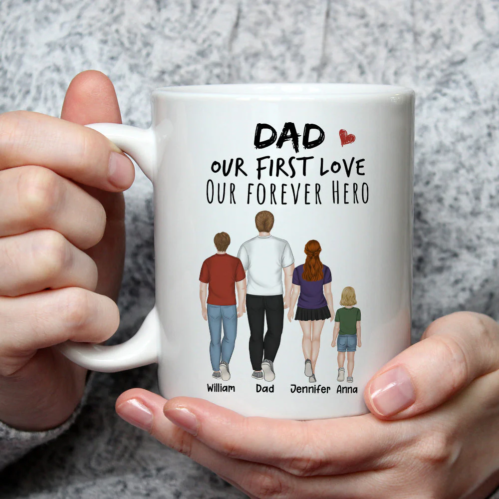 Our Forever Hero - Personalized Custom Coffee Mug - Image 4