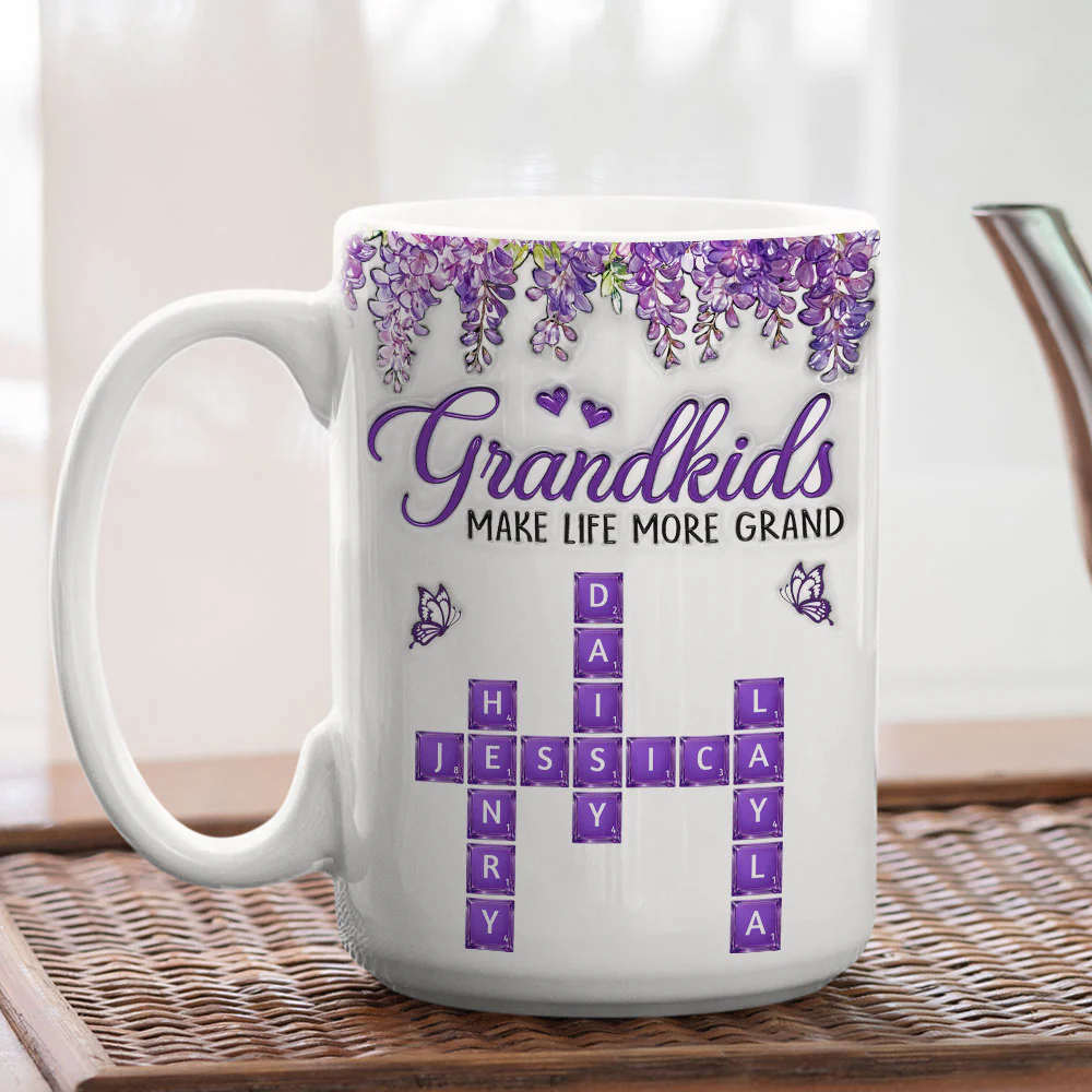 Our Grandma - Personalized Custom 3D Inflated Effect Mug - Image 4