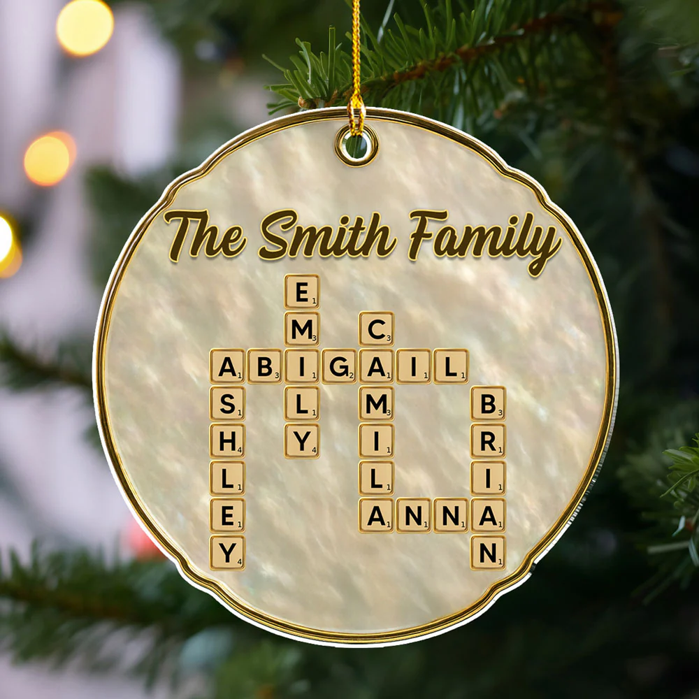 Our Home - Personalized Custom Acrylic Ornament - Image 2
