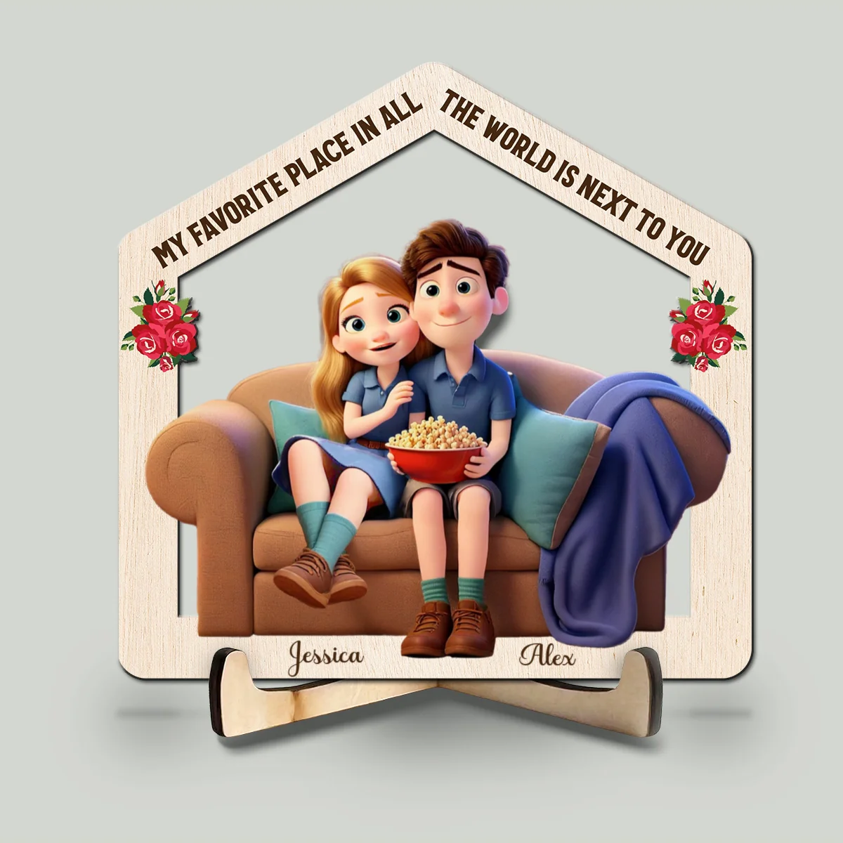 Our Home - Personalized Custom Wooden Plaque - Image 5