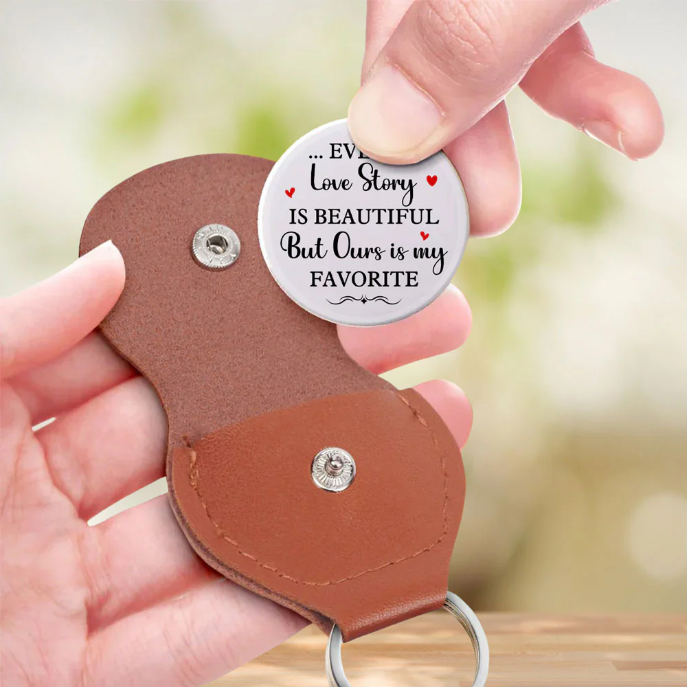 Our Love Story - Personalized Custom Pocket Hug - Image 3