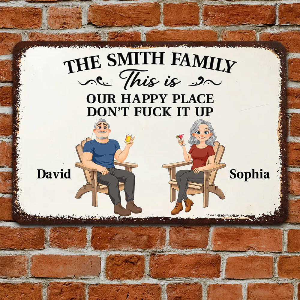 Our Place - Personalized Custom Metal Sign - Image 2