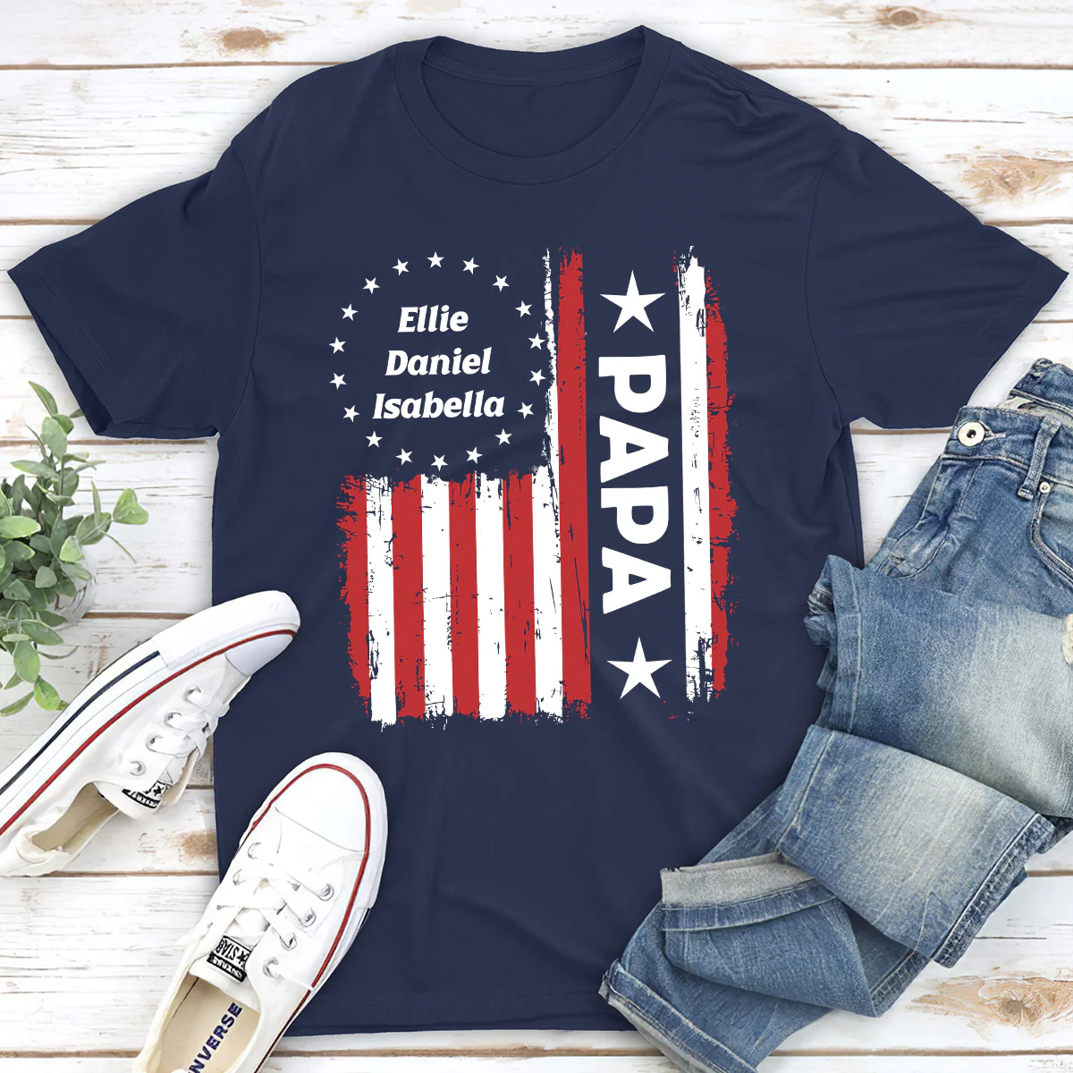 Papa Legend - Personalized Custom Shirt - Image 2