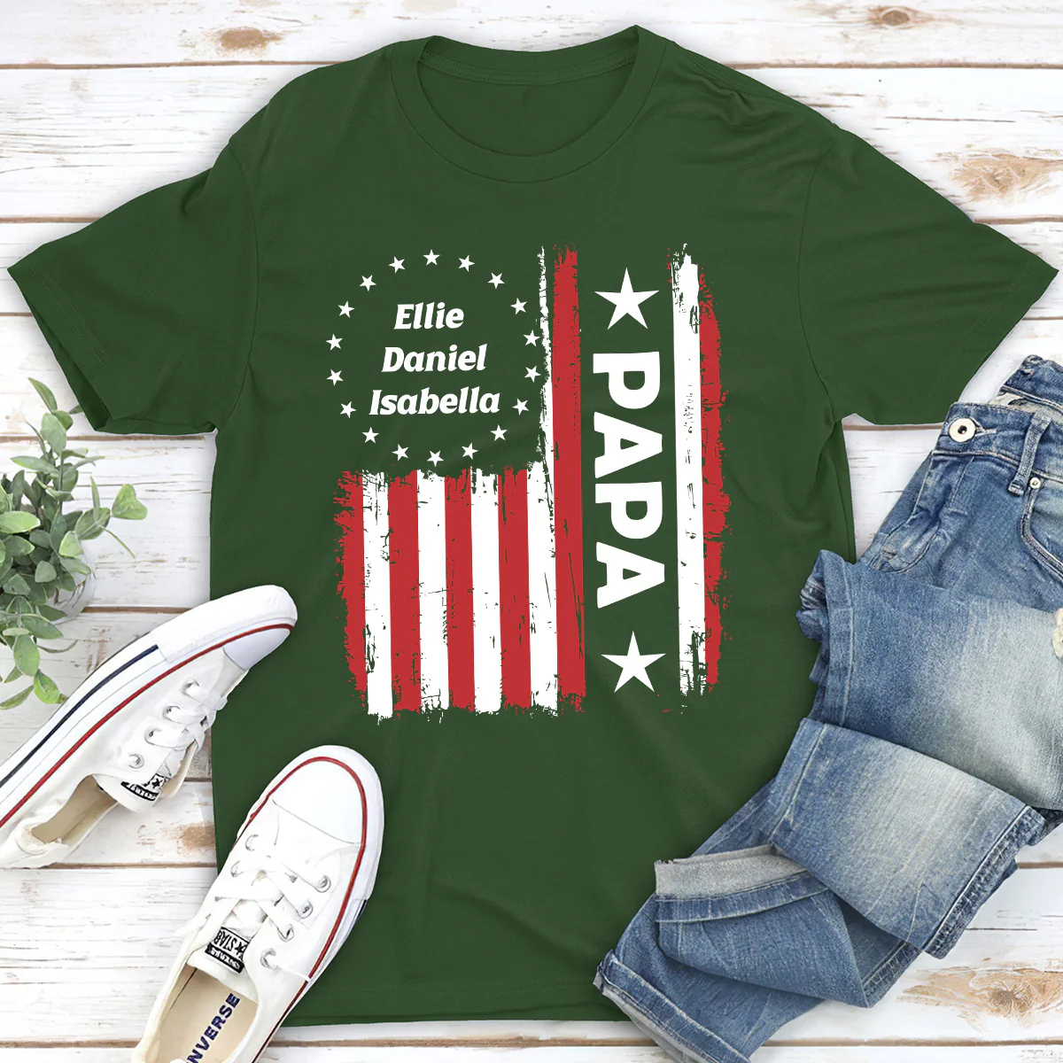 Papa Legend - Personalized Custom Shirt - Image 3