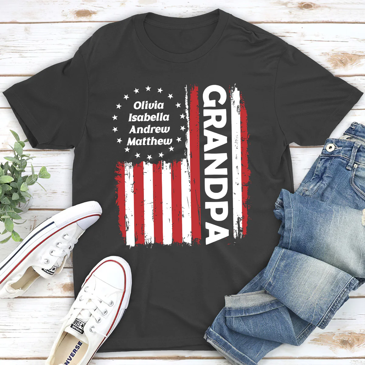 Papa Legend - Personalized Custom Shirt - Image 4