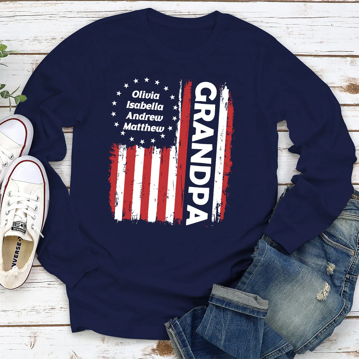 Papa Legend - Personalized Custom Shirt - Image 5