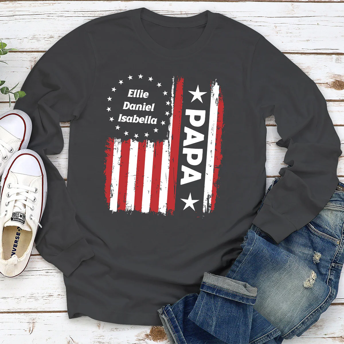 Papa Legend - Personalized Custom Shirt - Image 6