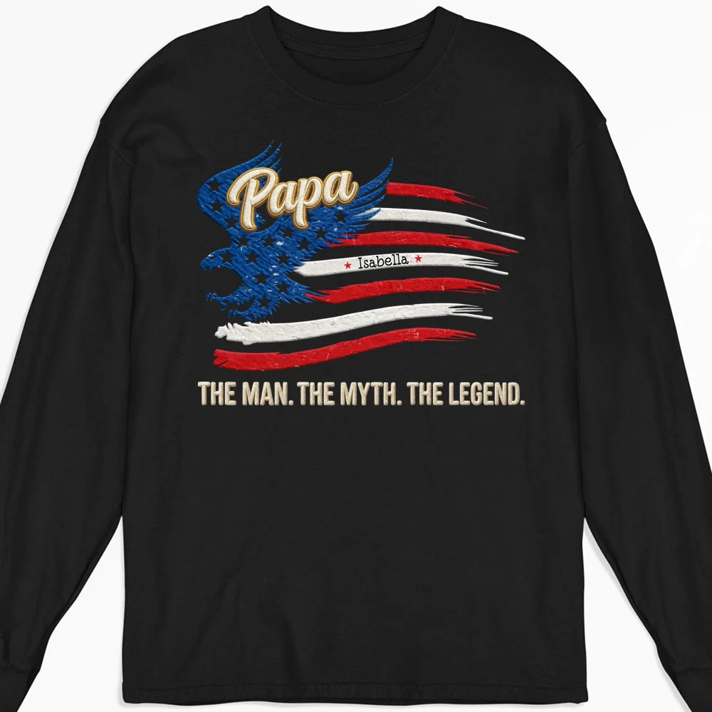 Papa Super Legend - Personalized Custom Shirt - Image 9