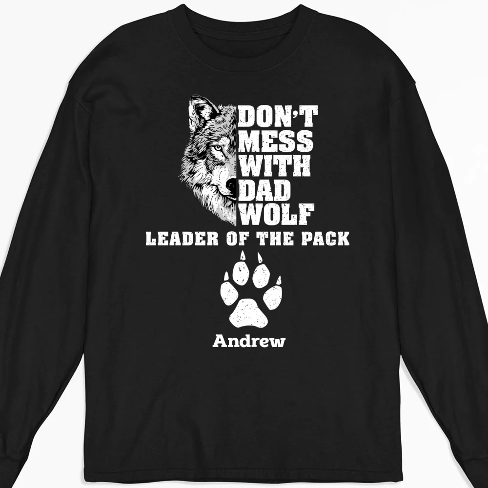 Papa Wolf - Personalized Custom Shirt - Image 10