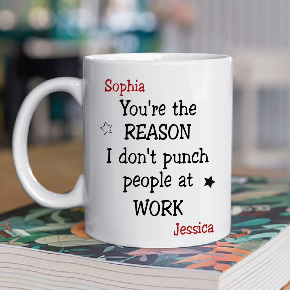 Partner In Office Crimes - Personalized Custom Coffee Mug - Image 2