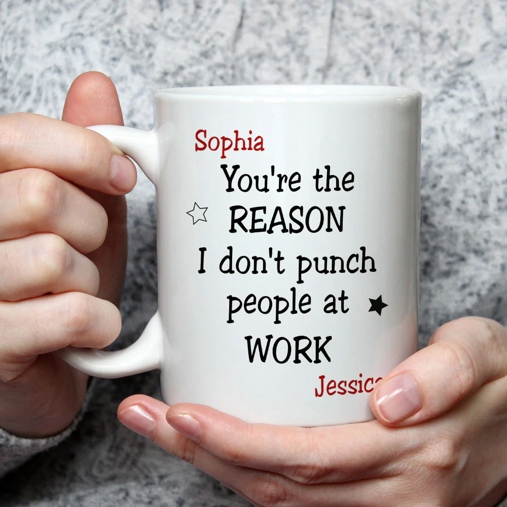 Partner In Office Crimes - Personalized Custom Coffee Mug - Image 3
