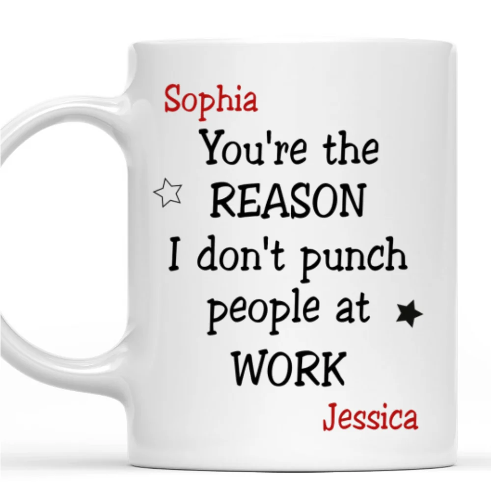 Partner In Office Crimes - Personalized Custom Coffee Mug - Image 7