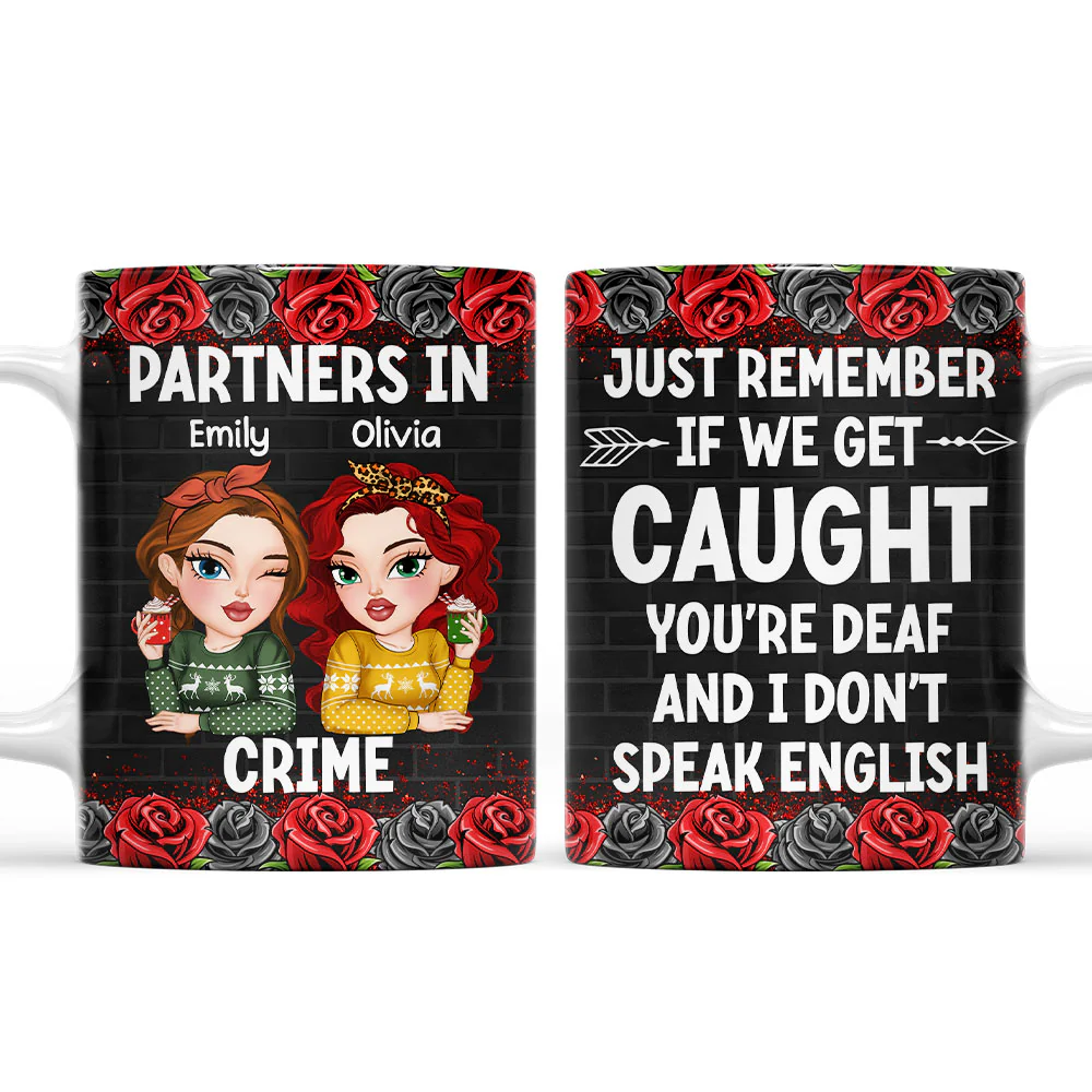 Partners In Crime - Personalized Custom Coffee Mug