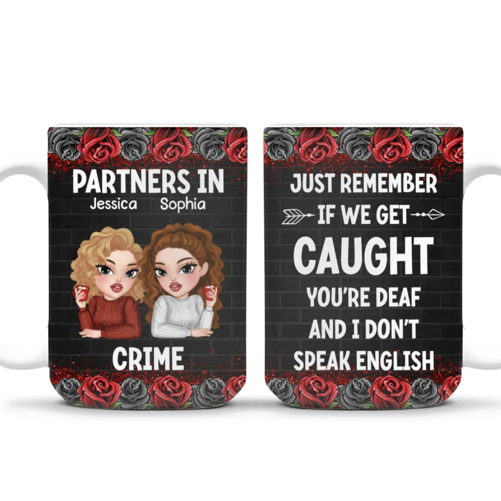 Partners In Crime - Personalized Custom Coffee Mug - Image 8