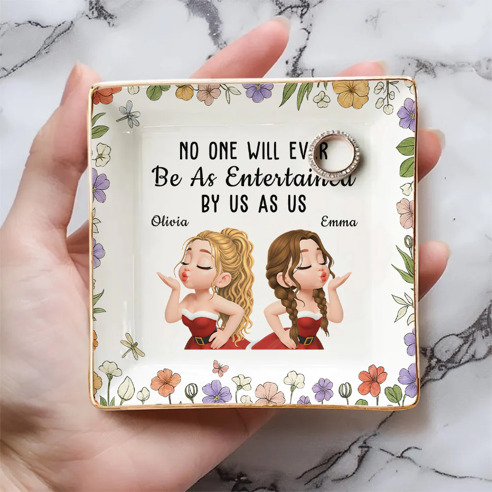 Partners In Fun - Personalized Custom Jewelry Dish - Image 4