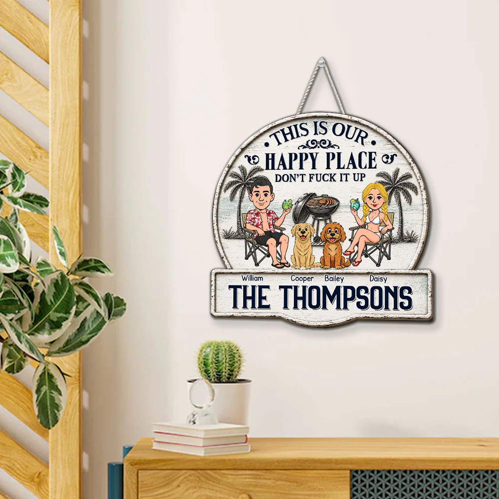 Patio Time Beats Everything - Personalized Custom Wood Sign - Image 4
