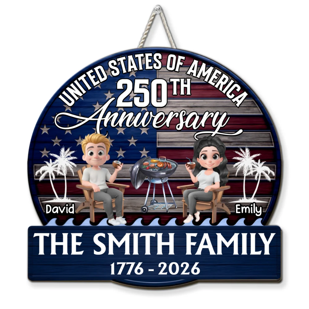Patriotic Patio Vibes - Personalized Custom Wood Sign - Image 7