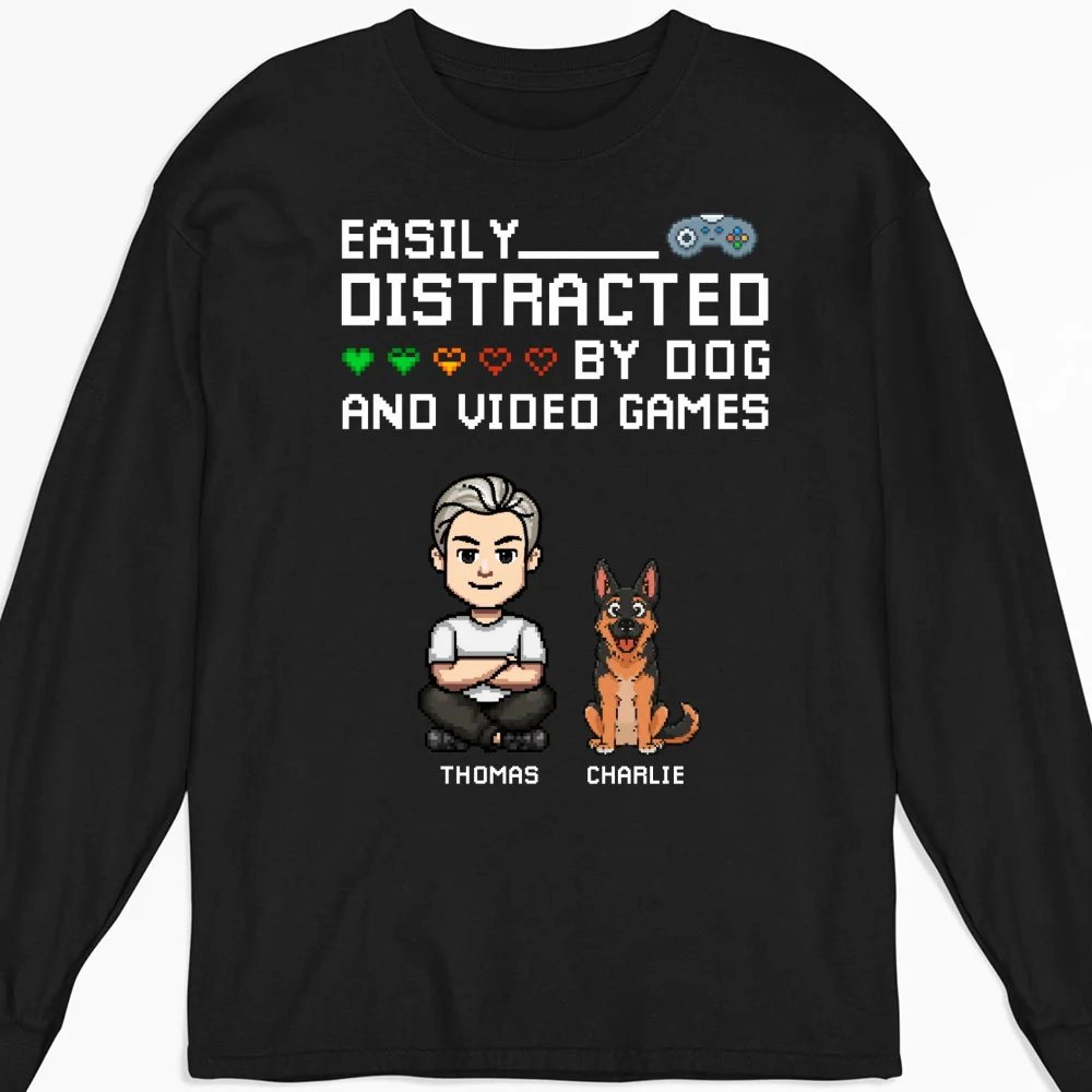 Pause Game Pet Dog - Personalized Custom Shirt - Image 10