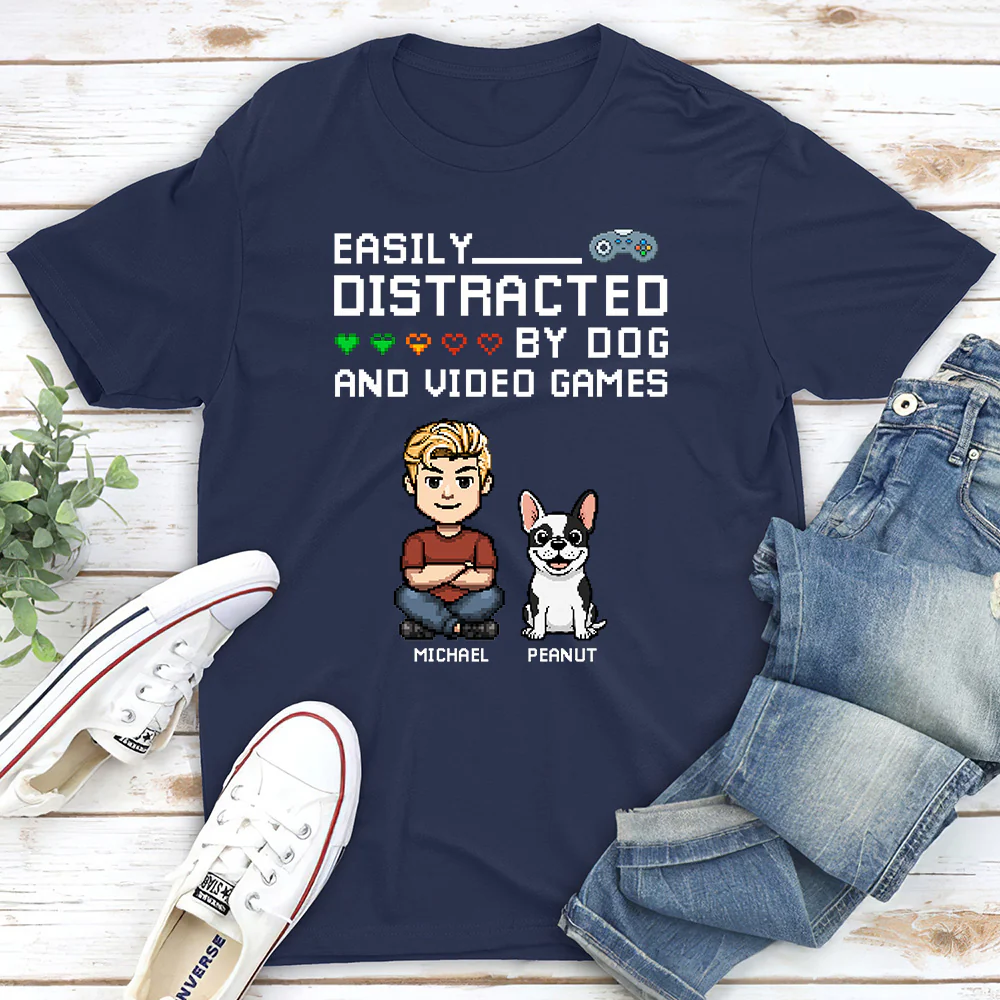 Pause Game Pet Dog - Personalized Custom Shirt - Image 2