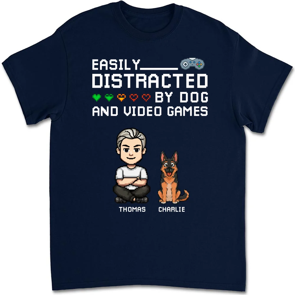 Pause Game Pet Dog - Personalized Custom Shirt - Image 9