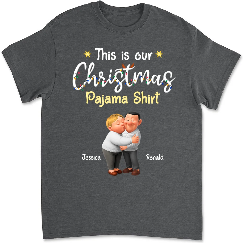 Pawjama Shirt Ver Couple Cartoon - Personalized Custom Shirt - Image 9