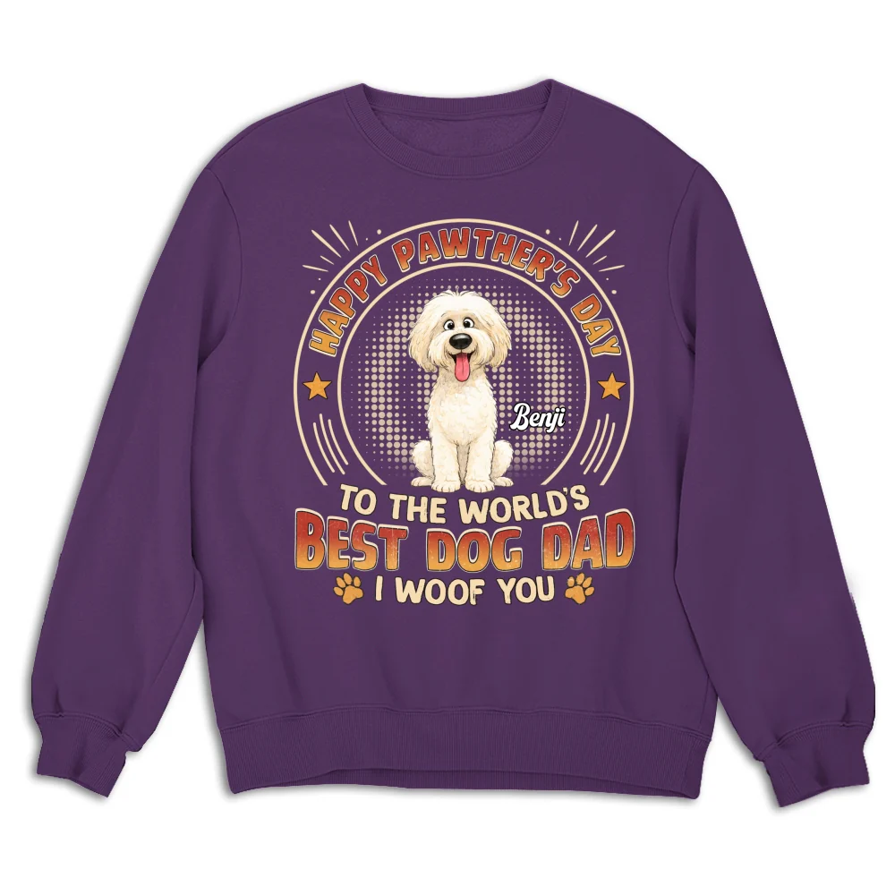 Pawther Day With Dog Dad - Personalized Custom Shirt - Image 14