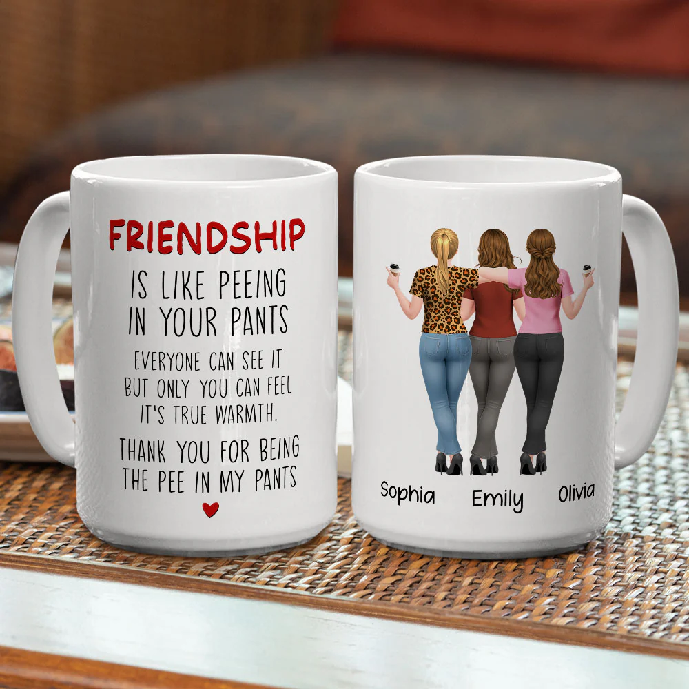 Pee in Your Pants - Personalized Custom Coffee Mug - Image 5