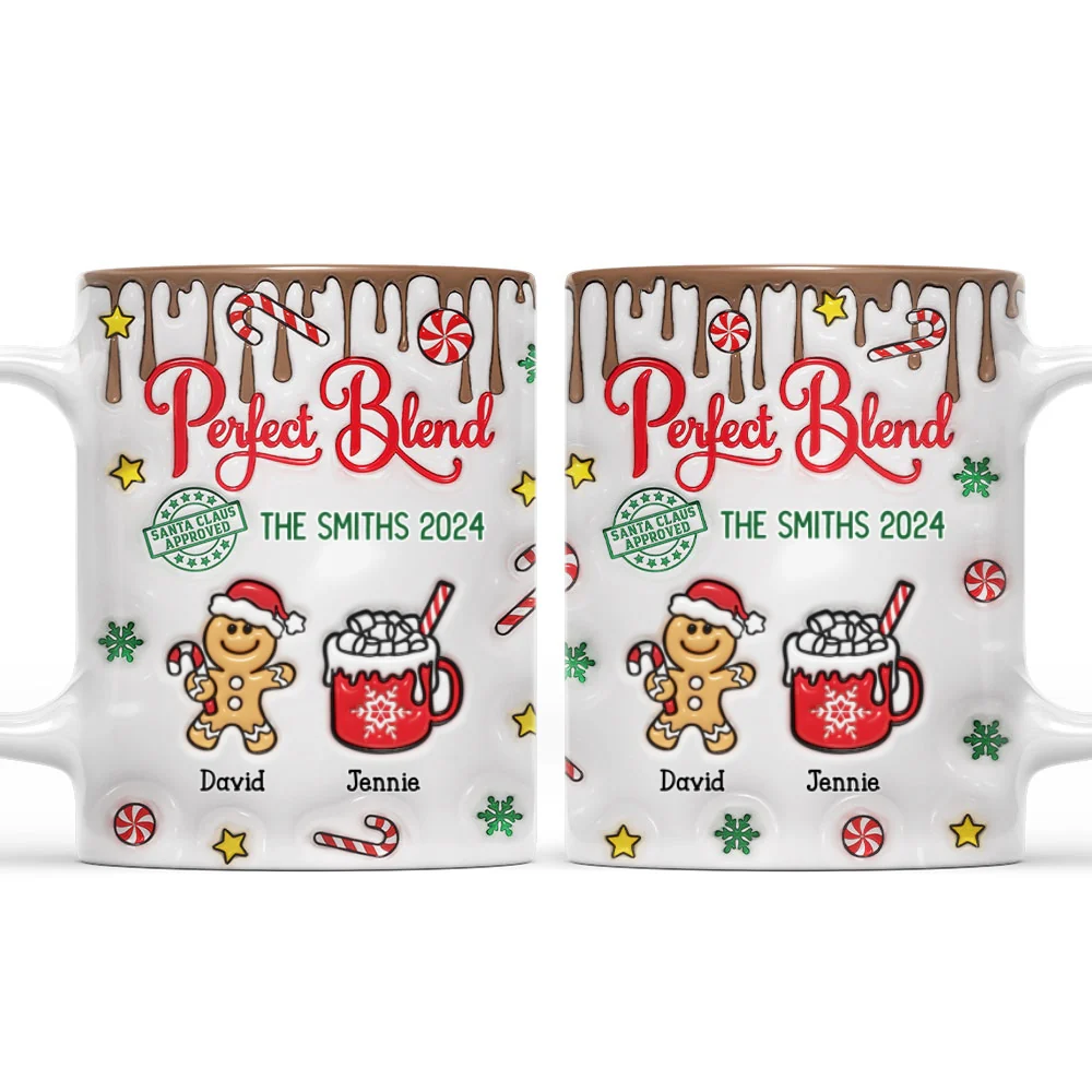 Perfect Blend - Personalized Custom 3D Inflated Effect Coffee Mug - Image 7