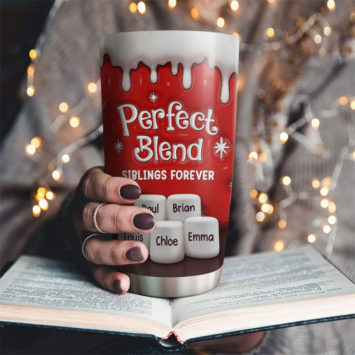 Perfect Blend - Personalized Custom 3D Inflated Effect Tumbler - Image 2