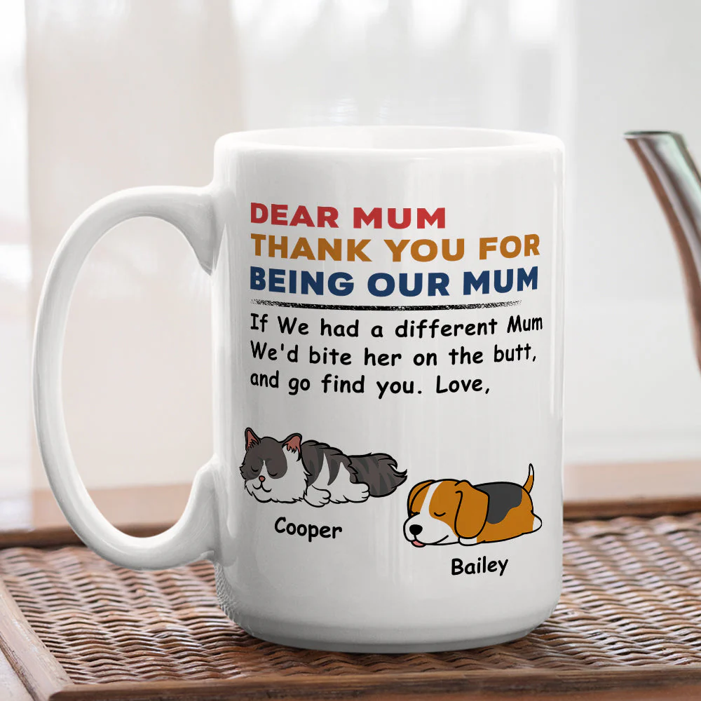 Pet Bite Butt - Personalized Custom Coffee Mug - Image 4