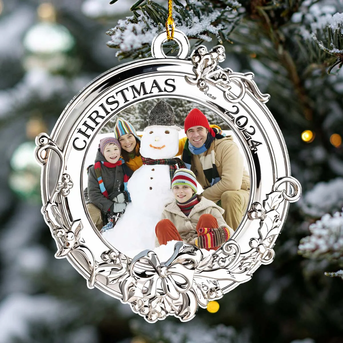 Picture Ornament For Christmas - Personalized Custom Acrylic Ornament - Image 4