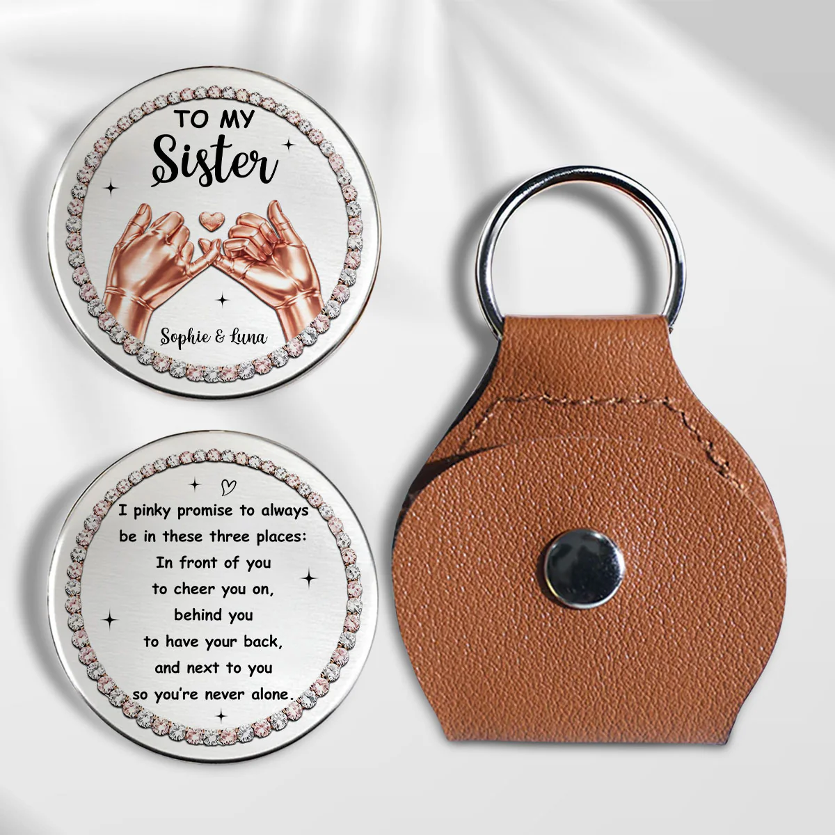 Pinky Promise - Personalized Custom Pocket Hug
