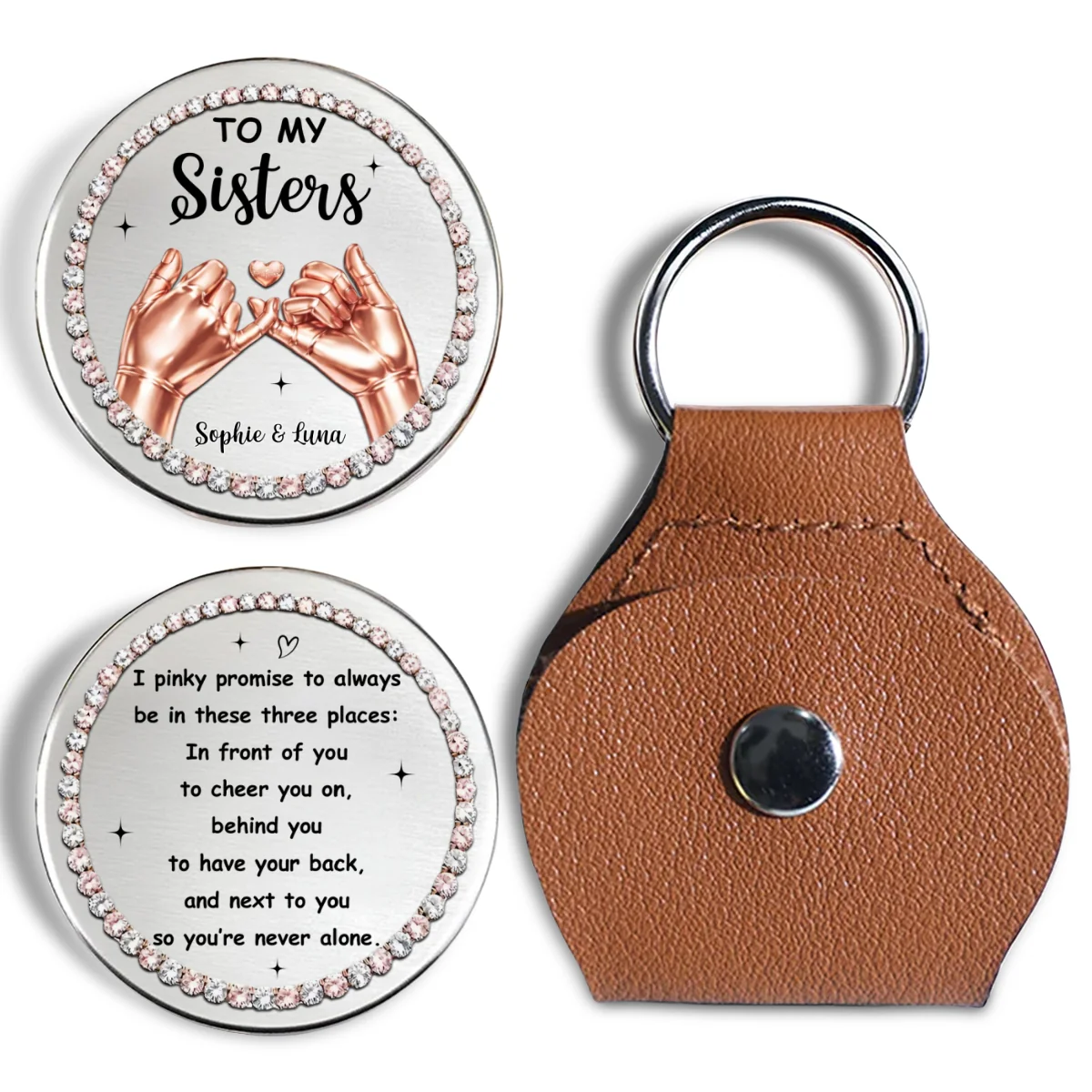 Pinky Promise - Personalized Custom Pocket Hug - Image 6