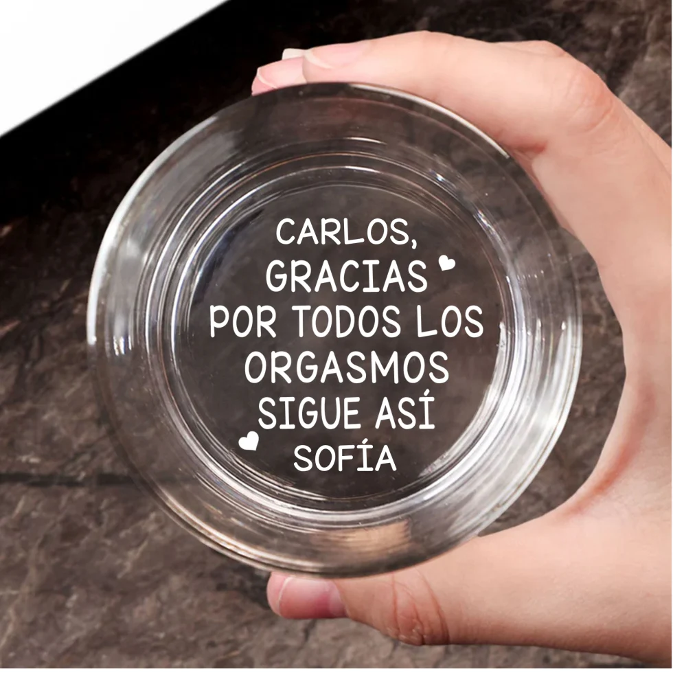 Placer Siempre Garantizado Contigo - Vaso de Whisky Grabado Personalizado - Image 6
