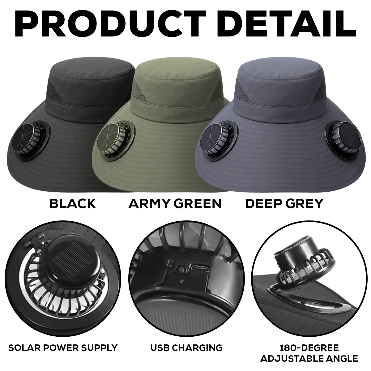 Plant Lady - Personalized Custom Solar Fan Hat - Image 5