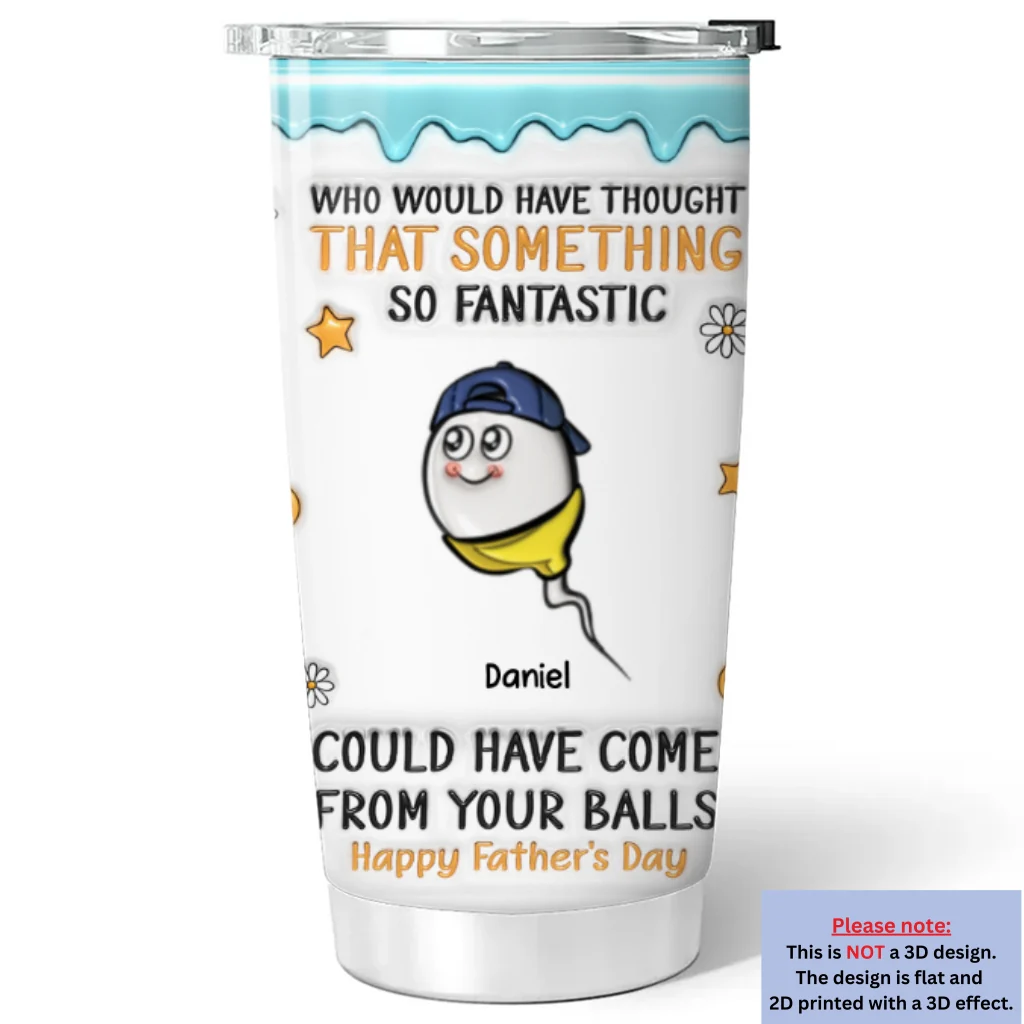 Proof Miracles Happen Daily - Personalized Custom 3D Effect Tumbler - Image 6