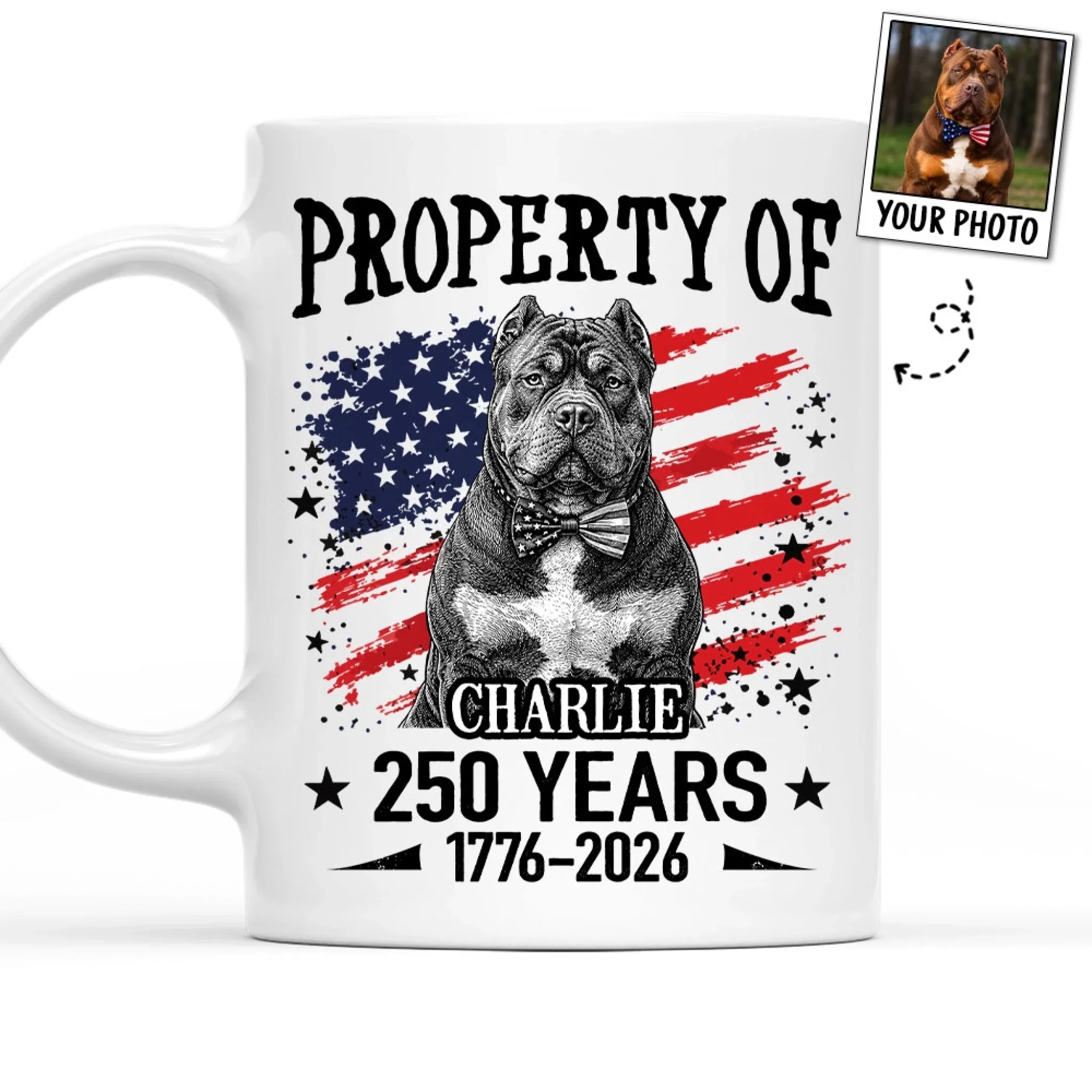 Property Of Dog For 250 Years - Personalized Custom Coffee Mug