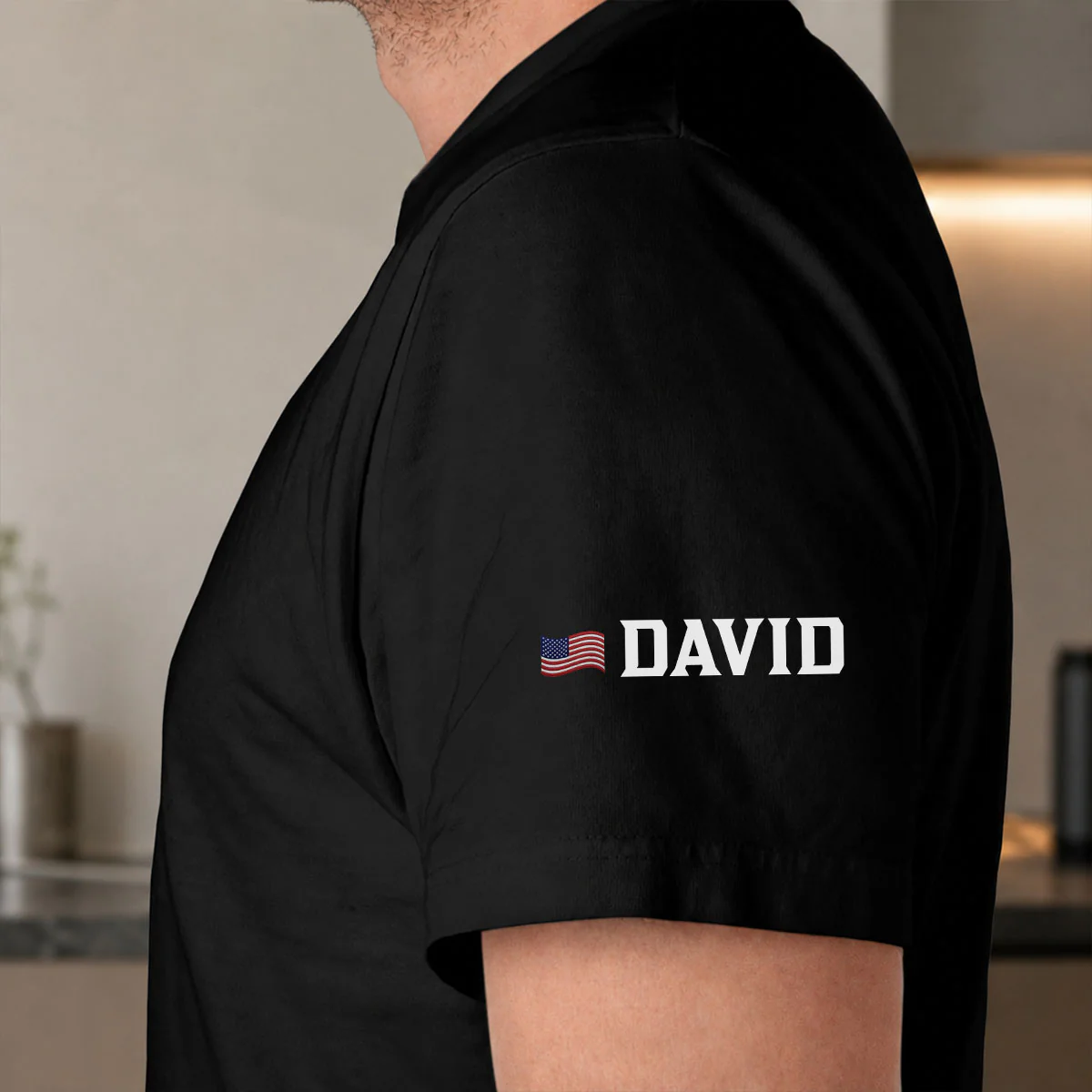 Proud 250 Years Of Freedom - Personalized Custom Shirt With Design On Sleeve - Image 4
