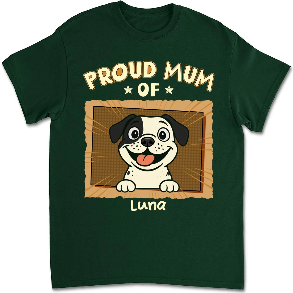 Proud Dad For Sure - Personalized Custom Shirt - Image 8