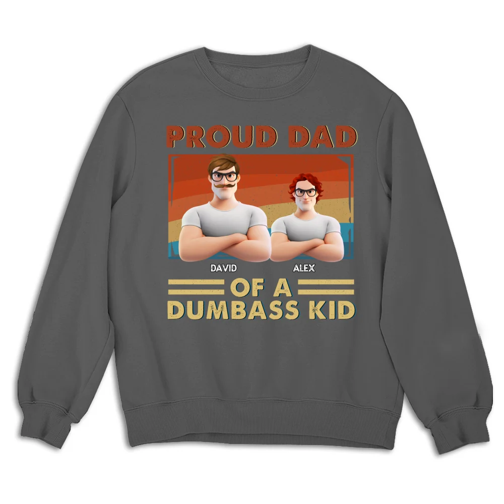 Proud Dad Of Some Wild Kids - Personalized Custom Shirt - Image 14