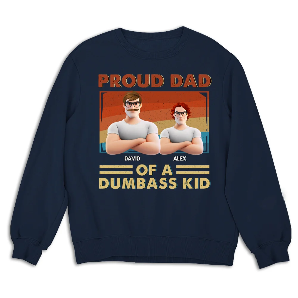 Proud Dad Of Some Wild Kids - Personalized Custom Shirt - Image 15