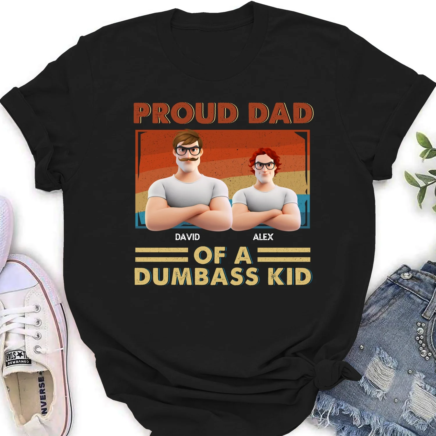 Proud Dad Of Some Wild Kids - Personalized Custom Shirt - Image 16